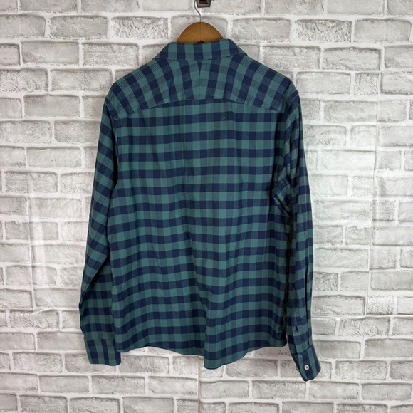 UNTUCKit Vigouroux Double Pocket Button Up Flannel Shirt Mens XL Slim Fit Cotton - Picture 4 of 8